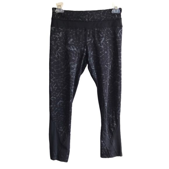 Lululemon Run Inspire Crops Size 4 Star Crushed Pockets Luxtreme Mesh Running - Picture 15 of 16